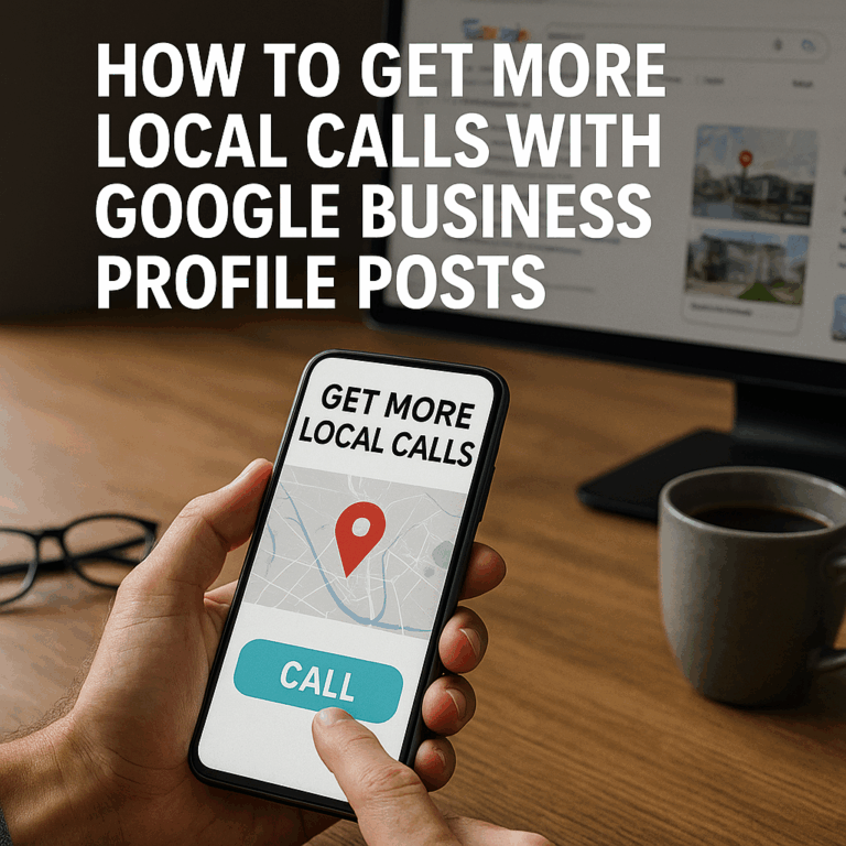How to Get More Local Calls with Google Business Profile Posts